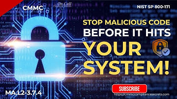CMMC Control MA.L2-3.7.4 – Check Media for Malicious Code