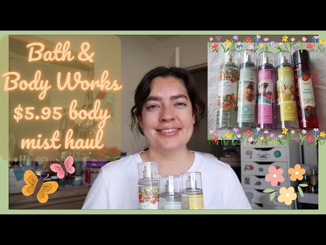 My Bath and Body Works $5.95 body mist haul - YouTube