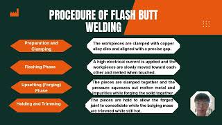 Electric Heating & Welding:Flash Butt Welding & Inert Gas Metal Arc Welding-Group7