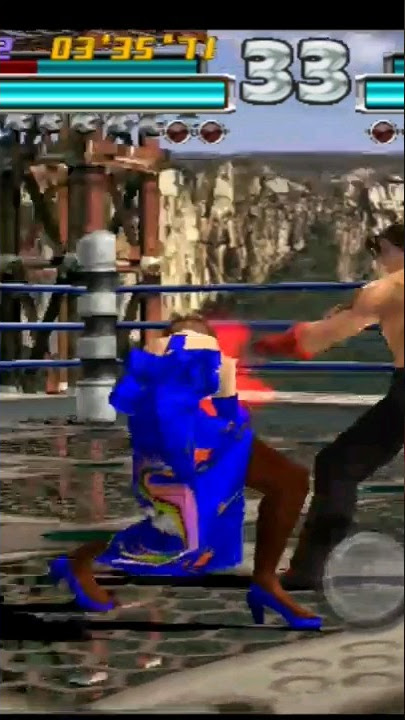 Tekken Tag Tournament Arcade Jin Quick Gut Blow on Anna 2 Ryona Short