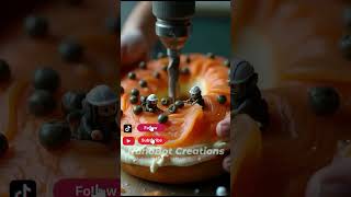 Gigantic Bagel Tunnel Construction | Tiny World | Rainbow Fairies #miniworld #tinyfood