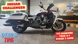 @Indian_Motorcycle CHALLENGER 112 Done \  DYNO NUMBERS ARE HERE