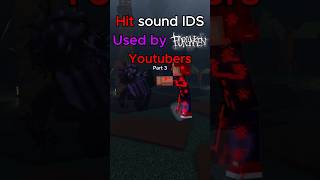 Hit sound IDS Used by Forsaken Youtubers part 3 || Forsaken #forsaken #roblox #forsakenroblox