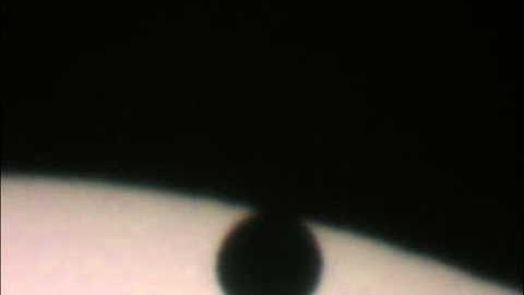 Venus transit 2012 with Black drop effect 260x