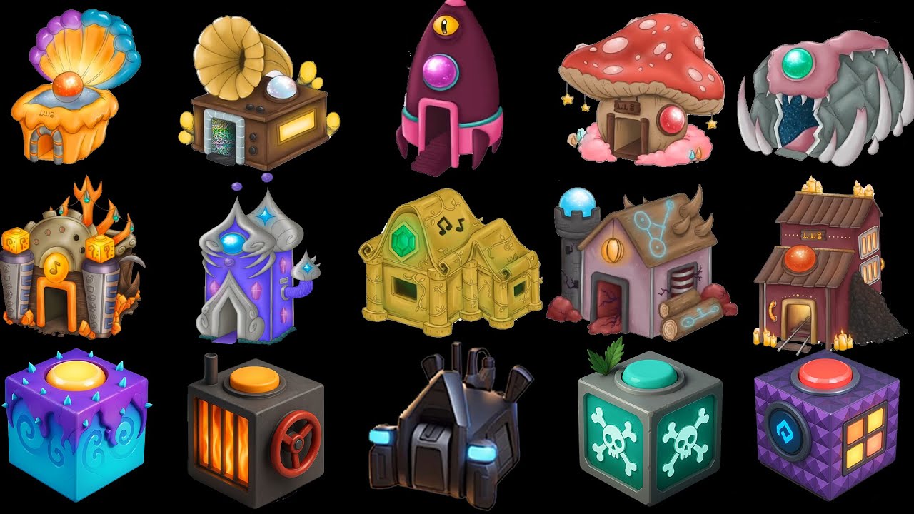 All Inactive Epic Wubbox Vs Epic Wubbox Fanmade on All Islands | My Singing Monsters