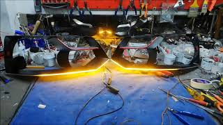 Transporter T6 Yürüyen Si̇nyalli̇ Gündüz Fari Çalişmamiz 05435054892