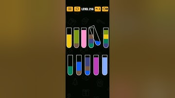 water sort puzzle Level 216