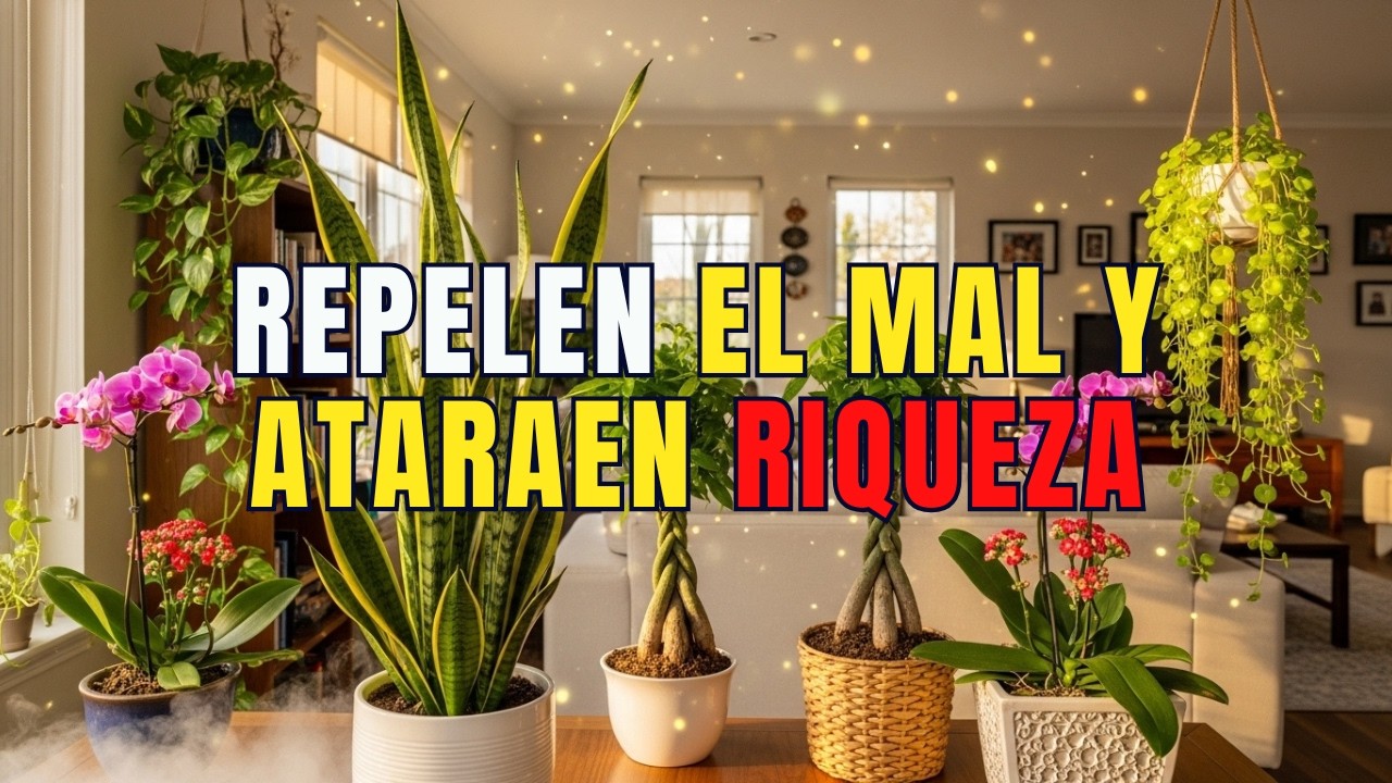 Coloca estas 6 plantas que repelen el mal en tu sala; alejan la mala suerte y atraen la riqueza