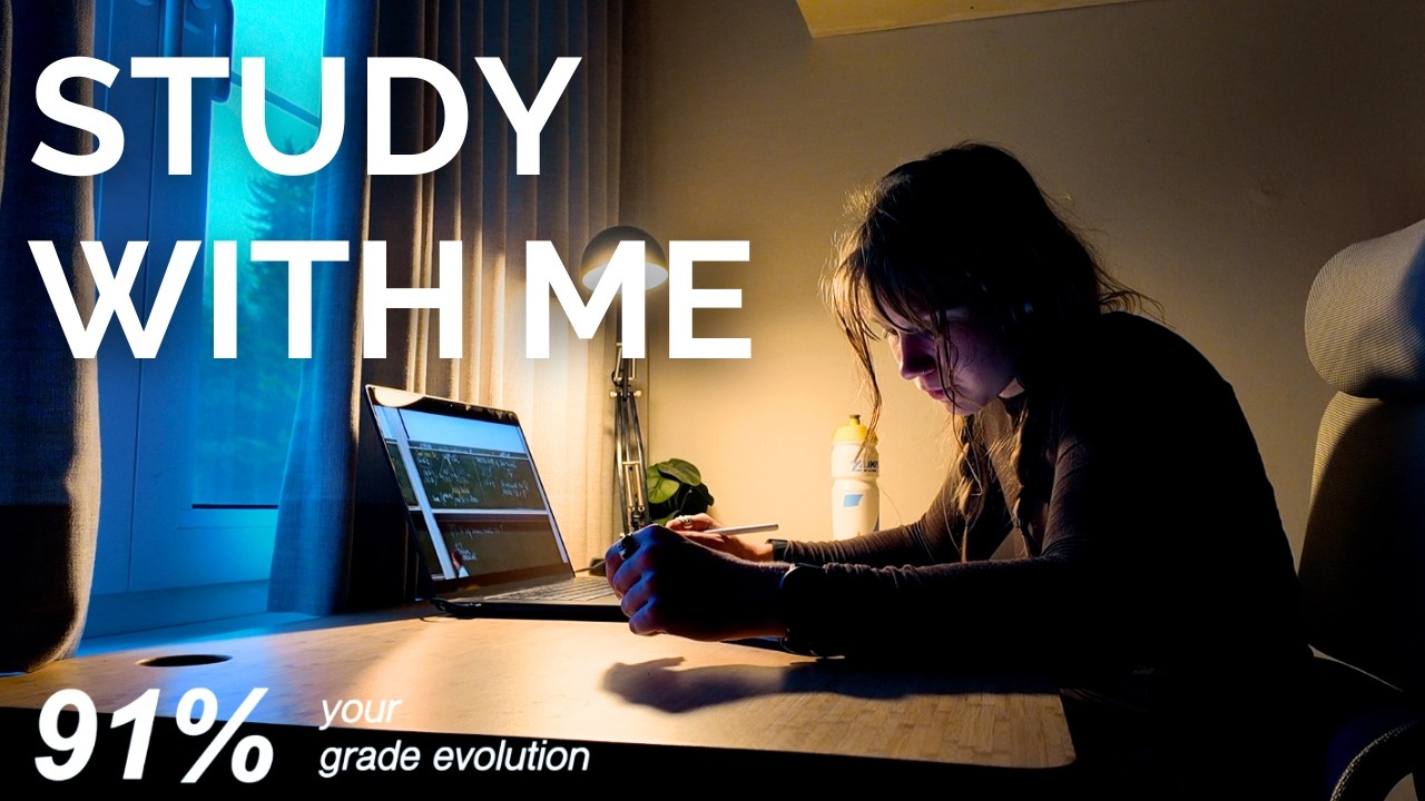 4-HOUR STUDY WITH ME  | grade evolution & struggle with me