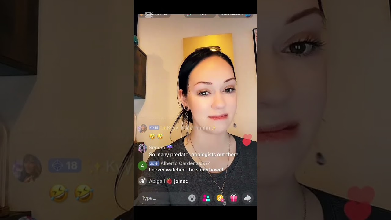 Jessica Kent Wednesday TikTok live video
