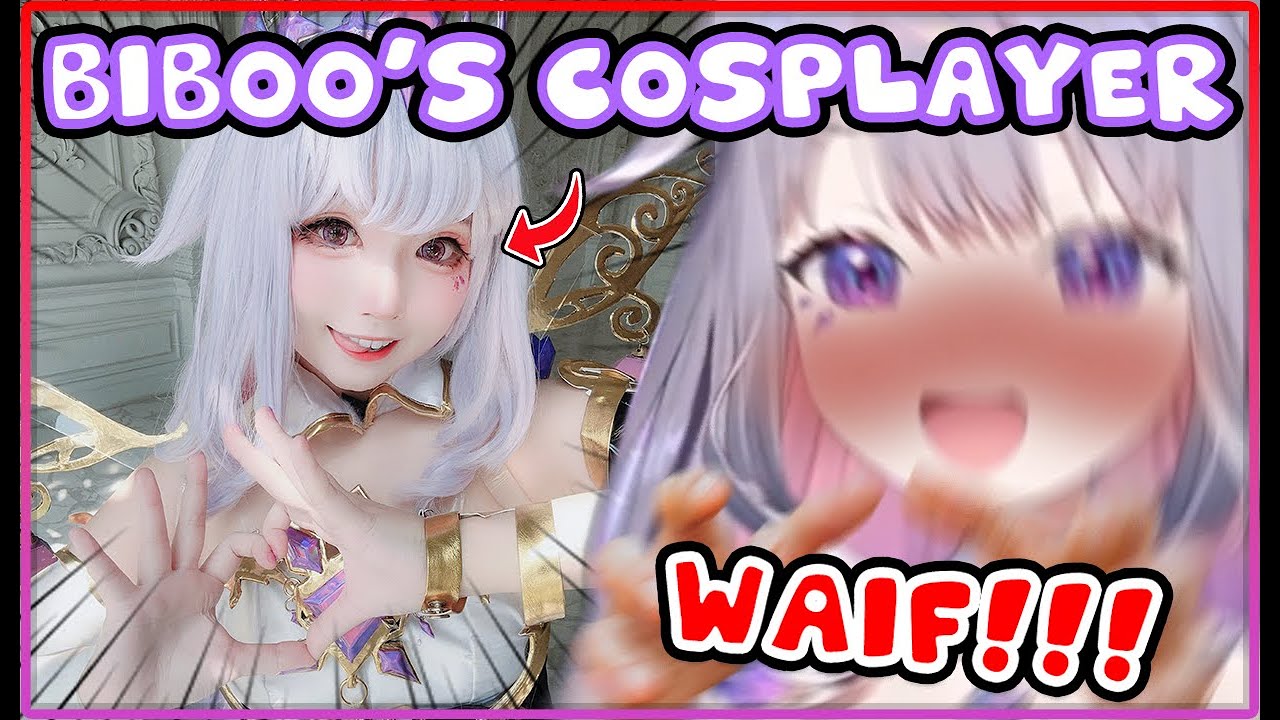 [ENG SUB/Hololive] Biboo finally met her cute cosplayer and almost shouted 