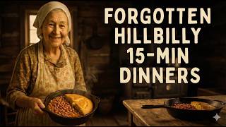 25 FORGOTTEN Hillbilly Dinners Recipes Ready in 15 Minutes for Under $10