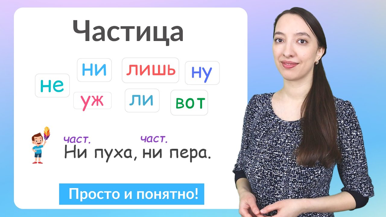 Что такое частицы в русском языке? Разряды частиц - YouTube