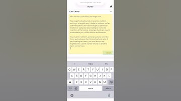 Jot quick thoughts in the Mobile Scratch Pad for Evernote Home