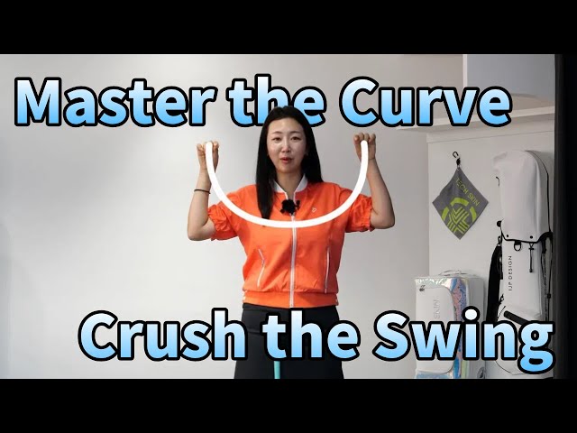 The swing is a curve. Break through 100 years of golf dilemmas