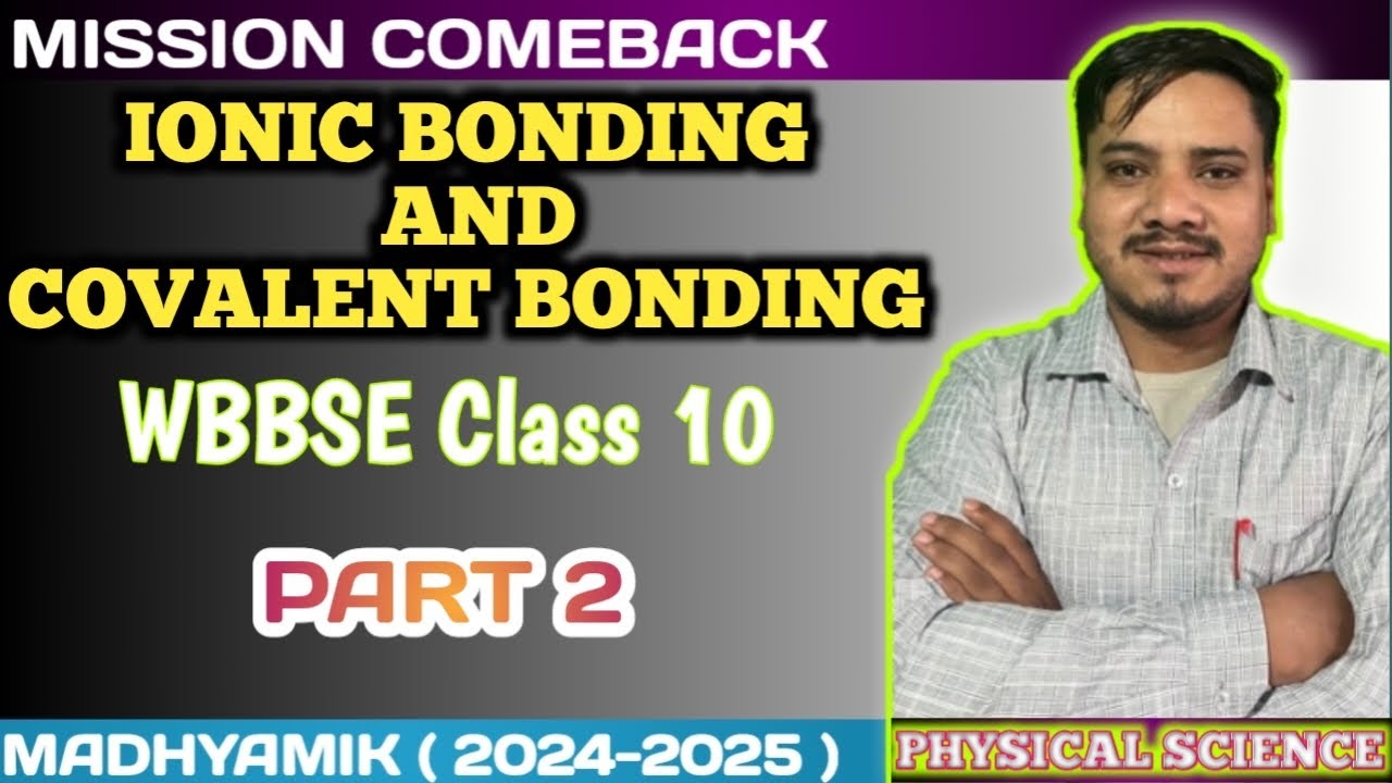 Ionic bonding and covalent bonding🔥part 2 - YouTube