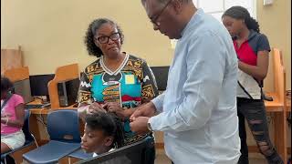 Its Plaiting Hair Day At The Fox Hill Community Centre Just In Time For The Opening Of School