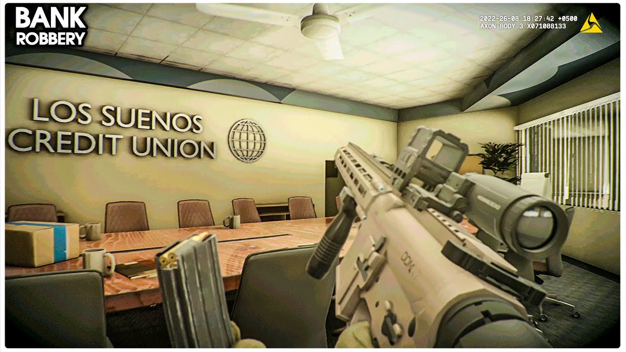 New Bank Map Looks SO GOOD... Ready or Not Tactical Body Cam Gameplay ...