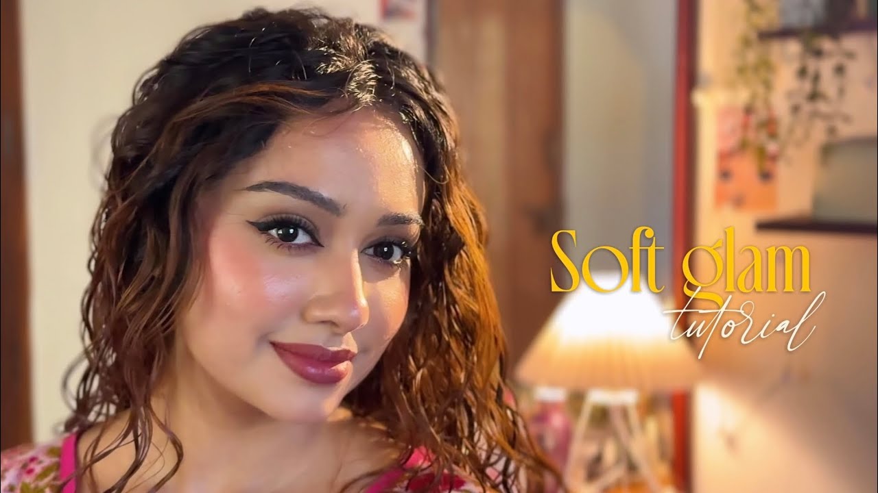 Soft glam makeup tutorial - beginner friendly 💕 + PR unboxing 💌 - YouTube
