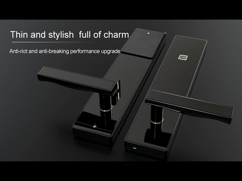 RFID Hotel Room Key Card Lock SL HA508H Product Video