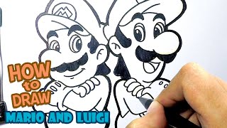 How to Draw Mario and Luigi