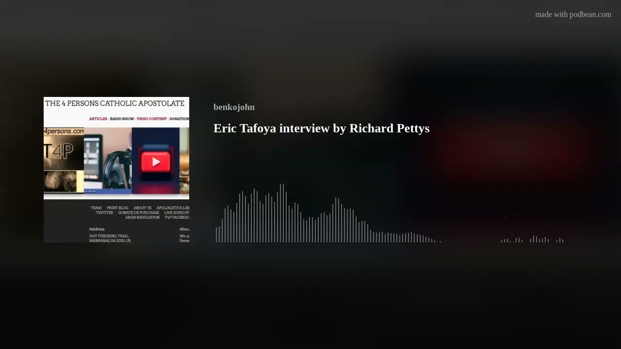 Eric Tafoya interview by Richard Pettys