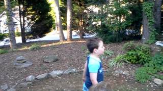 Spencer and Kendall easter egg hunt 2012