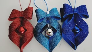 Sparkling Delights: DIY Glitter Foam Christmas Ornaments