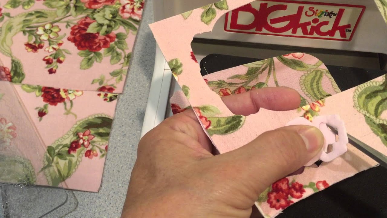 Fabric Bonding Sheet part 2 Cutting with a Die YouTube