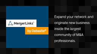 Overview of MergerLinks by Datasite