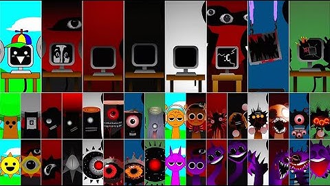 Mr. Fun Computer Vs Mr. Tree Vs Mr. Sun Vs Oren Vs Durple Incredibox Sprunki!