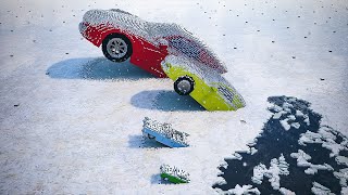 Big & Small Cars Break Mine Ice Field | Teardown