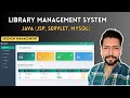 Library Management System Project in Java | JSP, Servlet, MySQL | Java Project | Part 12