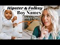 Hipster Folk BABY BOY NAMES (nobody's using yet!) | Rare Boy Names - SJ STRUM