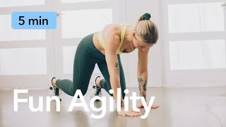 Fun 5-Min Agility & Stability Drill Class with Keighty