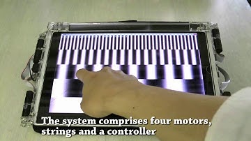 Lateral Force Based 2.5 Dimensional Display