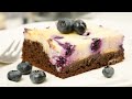 Cheesecake Brownies mit Blaubeeren – Blueberry Cheesecake Brownies Blueberry Cheesecake