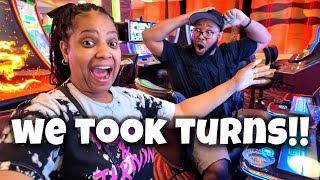 We Took Turns Taking All This Casinos Money!!