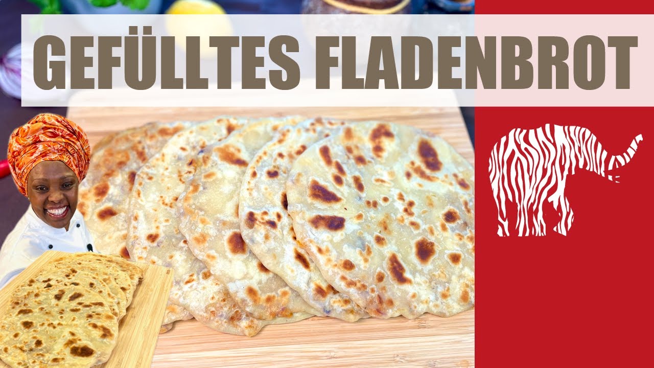 Chapati Viazi - Fladenbrote mit Kartoffeln gefüllt - VEGAN-