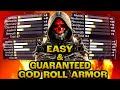 Easy & Guaranteed GOD ROLL Armor Farm! 100 Resilience...EZ! [Destiny 2 Builds]