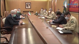 Irani FM Javad Zarif Meets COAS, Pakistan & Iran agreed to work for border management and markets