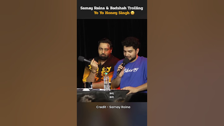 Samay Raina & Badshah Trolling Honey Singh #honeysingh #badshah #samayraina #indiagotlatent