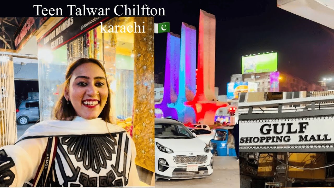 Teen Talwar Karachi Clifton Bazaar || Gulf Shopping mall || A day out at Karachi for shopping