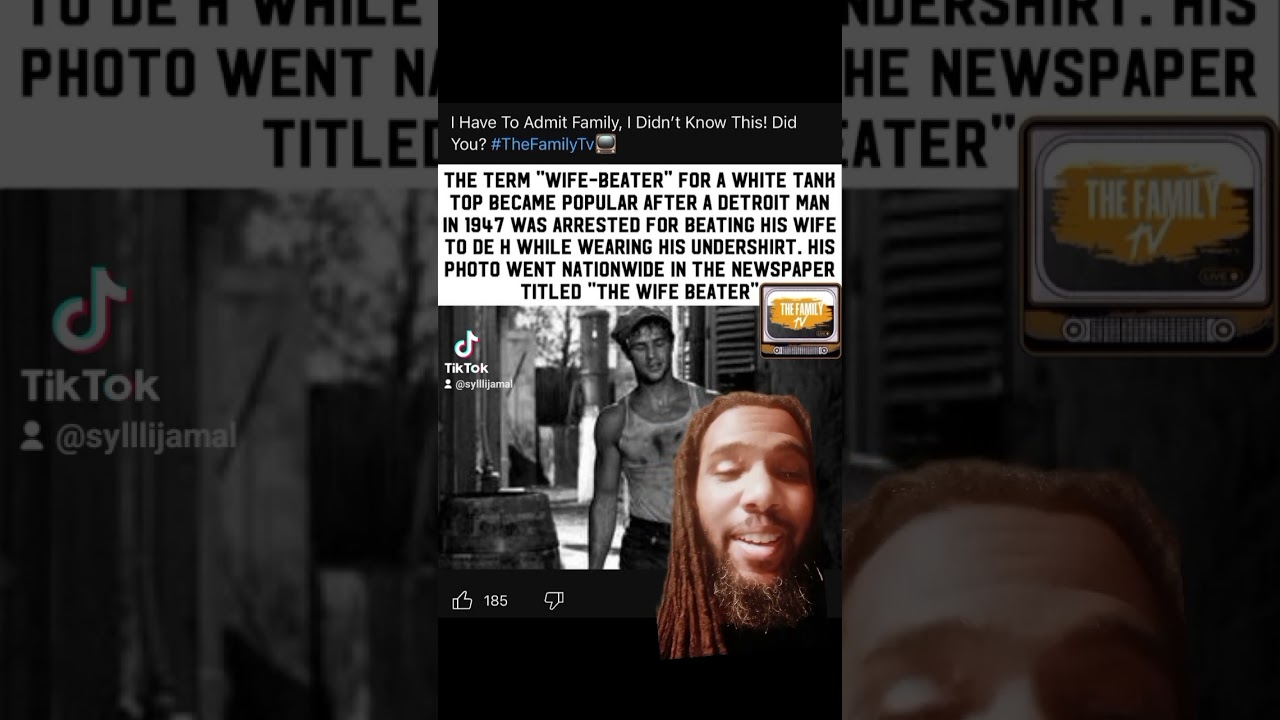 Man Beats His Wife In Bloody Tank Top 