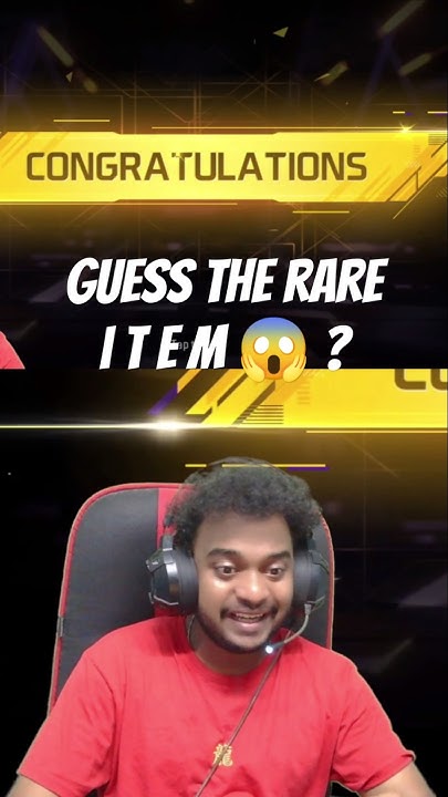 GUESS THE RARE ITEM viralvideo freefireindia gaming shorts i-got-biggest-rare-item-in-free-fire-shortvideo-youtube-ff