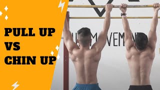 Chin Up và Pull up | Bài tập nào tốt hơn cho bạn?