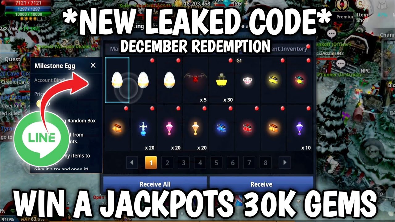 *NEW REDEEM CODE" HOW TO CLAIM REWARDS IN LINE APP + WIN A JACKPOT 30K ...