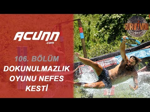 Haftanın ikinci dokunulmazlık oyunu nefes kesti! | Bölüm 106 | Survivor 2017