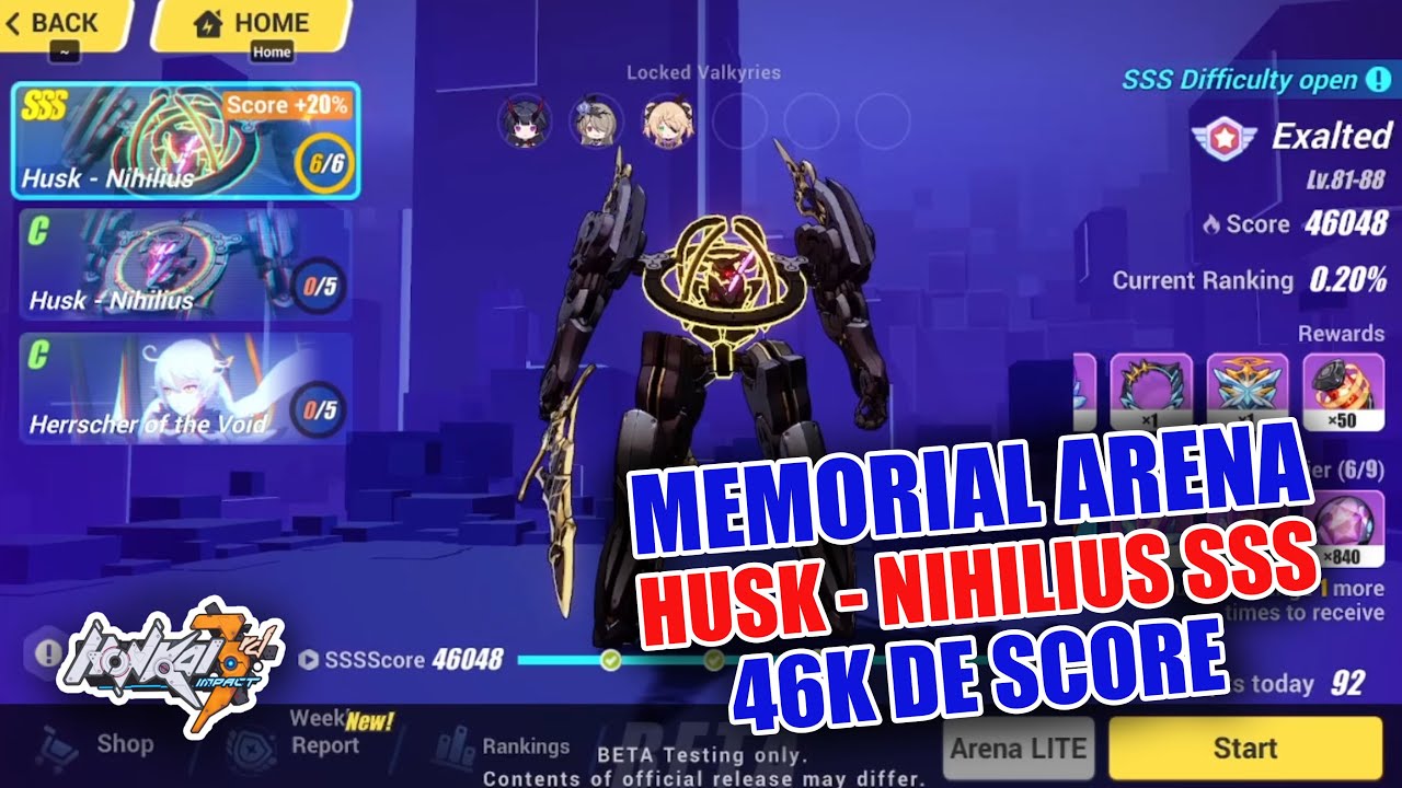 5.4 BETA] SSS HoD Minion Memorial Arena Boss Guide, Complete with movesets  and special mechanics!! Honkai Impact 3rd