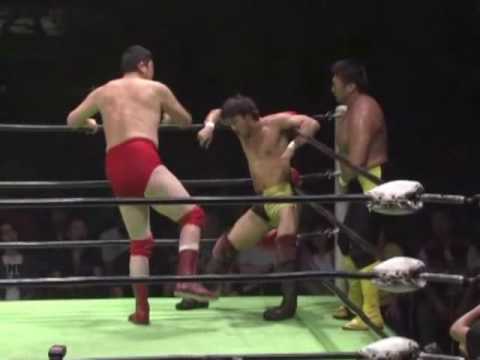 Toshiaki Kawada & Akira Taue Vs. KENTA & Jun Akiya...